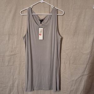 NWT Eileen Fisher Soft Gray Sleeveless Top